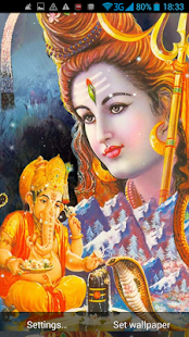 Šiva Živá Tapeta - náhled