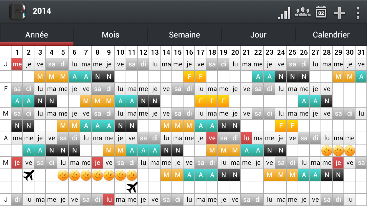 Android application iPlanner screenshort