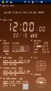 Device Info Ex Live Wallpaper - screenshot thumbnail