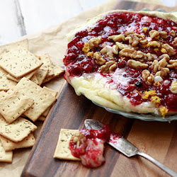Baked Brie with Cranberries
