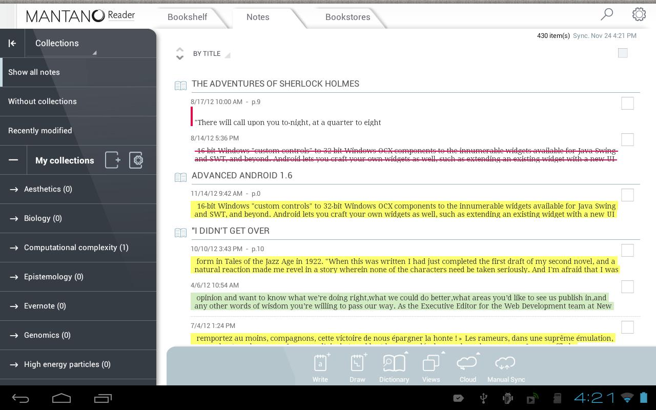 Mantano Ebook Reader Premium - screenshot