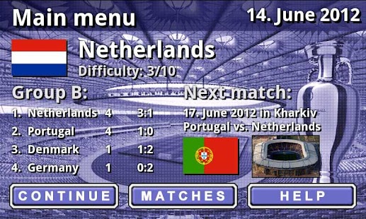 Free EURO 2012 Football/Soccer Game APK for PC