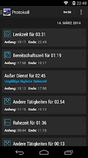 TruckerTimer Screen 3