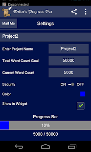 Download Writer's Progress Bar Silver APK