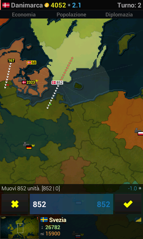 Android application Age of History Europe screenshort