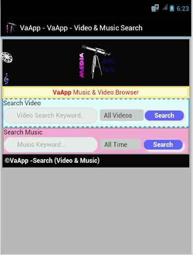 VaApp - Music Video Search