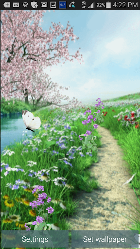 Butterfly Path Live Wallpaper