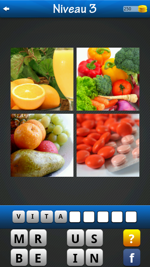 Android application Photo Quiz ~ 4 Pics 1 Word screenshort
