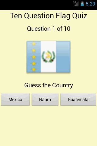 Flag Quiz Game