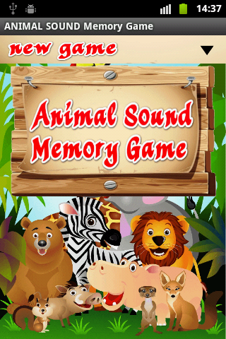 Animal Sound Memory Game