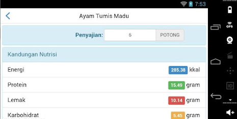 Nutritions Calculator poster 11