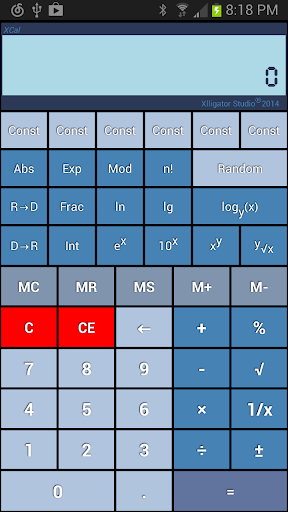 XCal Scientific Calculator