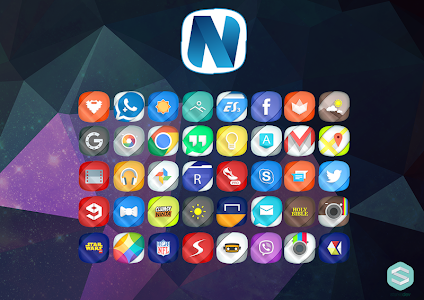 Screenshot Nano Icons Theme v3.1.0