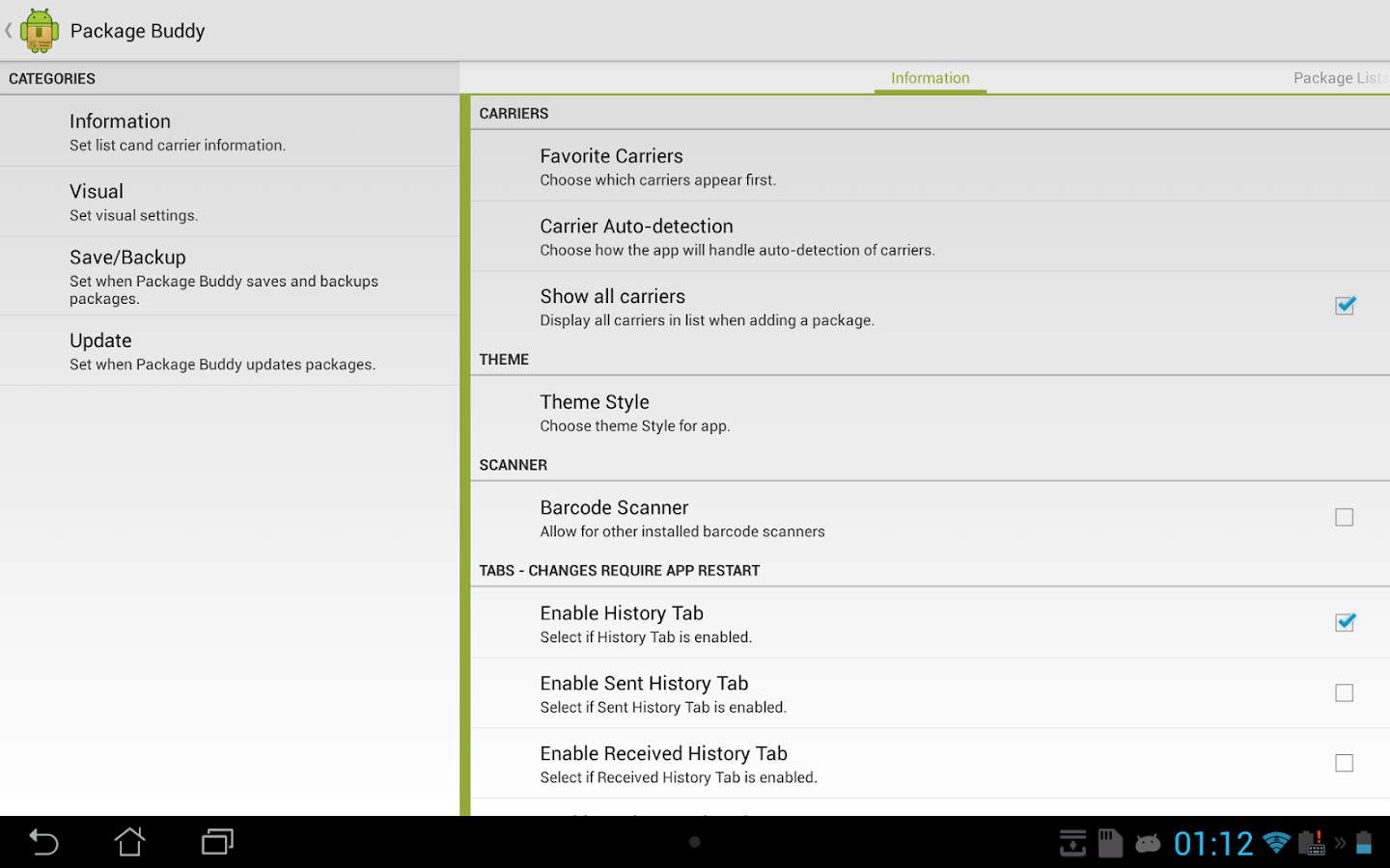    Package Buddy- screenshot  
