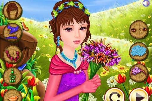 【免費休閒App】Flower Girl Makeup Game-APP點子