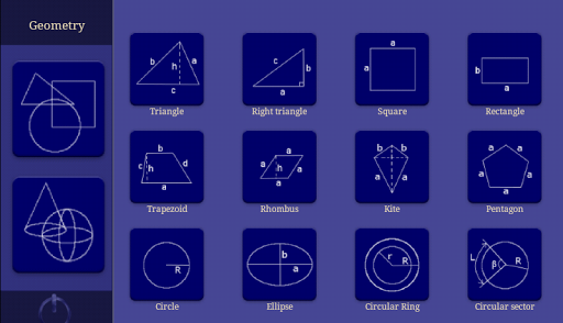 Geometry. Calculator