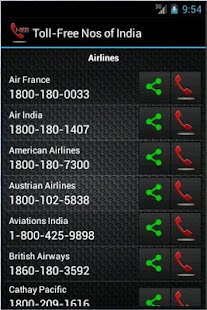 Toll Free Nos of India Screenshots 3