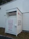 Red Cross Donation box at Kwik Stop