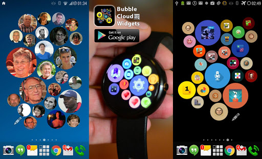 Bubble Widgets + Wear Launcher