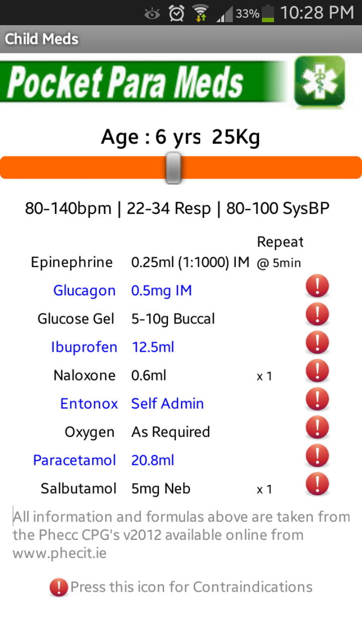 Pocket Para Meds Screen 2