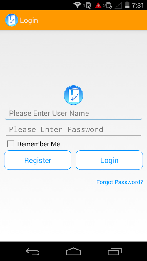 Android application Anesthesia Log Book Pro screenshort