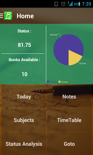 BunkMaster - Attendance Keeper