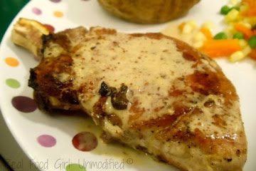 Pan Seared Pork Chops with Mustard Cream Sauce