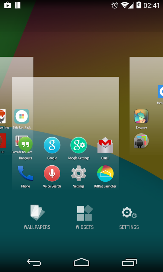 Kcin Launcher - support Kitkat - screenshot