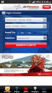 Air Panama Reservation App Screenshots 3