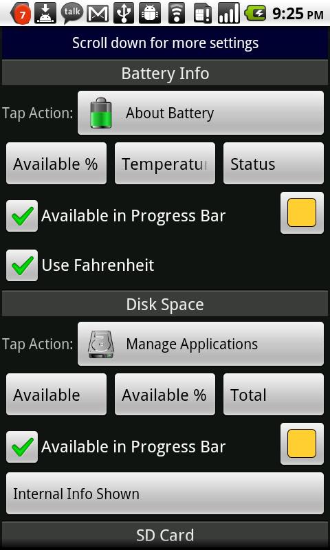 Mini Info Android