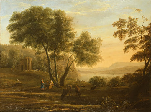 Pastoral Landscape with Piping Figures