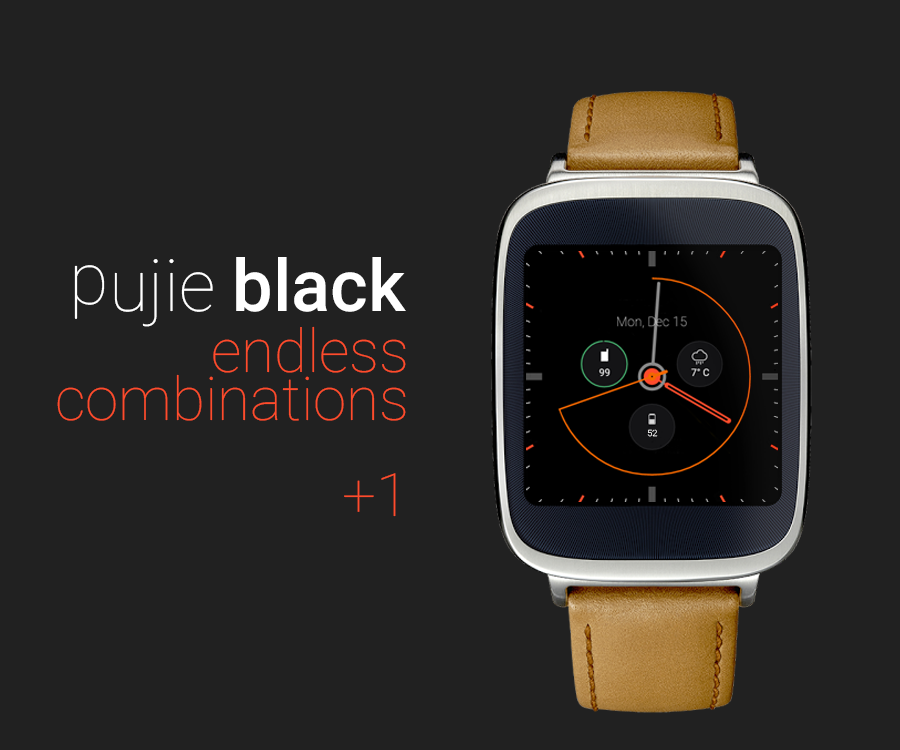 Pujie Black Watch Face Android Apps on Google Play