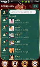 GO Contacts Casino theme