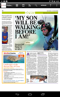 Wales on Sunday Newspaper - náhled