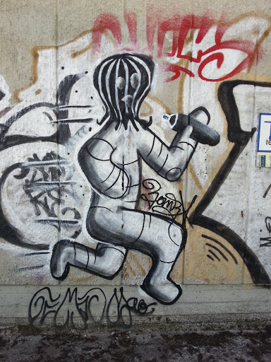 Running Man Graffiti