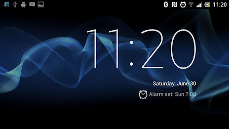 Sony Xperia S Desk Clock poster 1