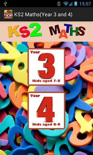 Key Stage 2 KS2 Maths-Yrs 3 4