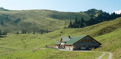 alpine-hut-Austria - An alpine hut in the countryside in Austria.