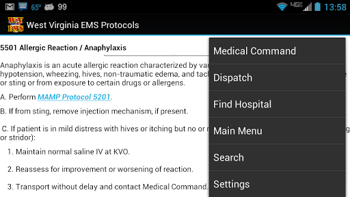 【免費醫療App】DEMO - WV EMS Protocols-APP點子