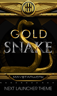 How to get gold snake Next Launcher Theme patch 2.33 apk for pc