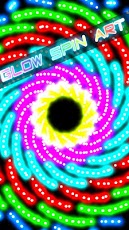 Glow Spin Art