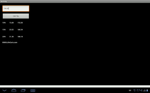 Free Simple Fun Tip Calculator APK