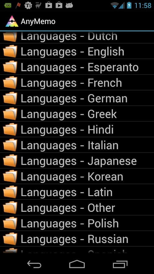 AnyMemo Free Android