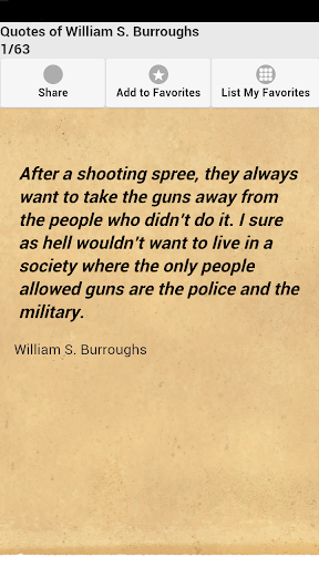 Quotes of William S. Burroughs