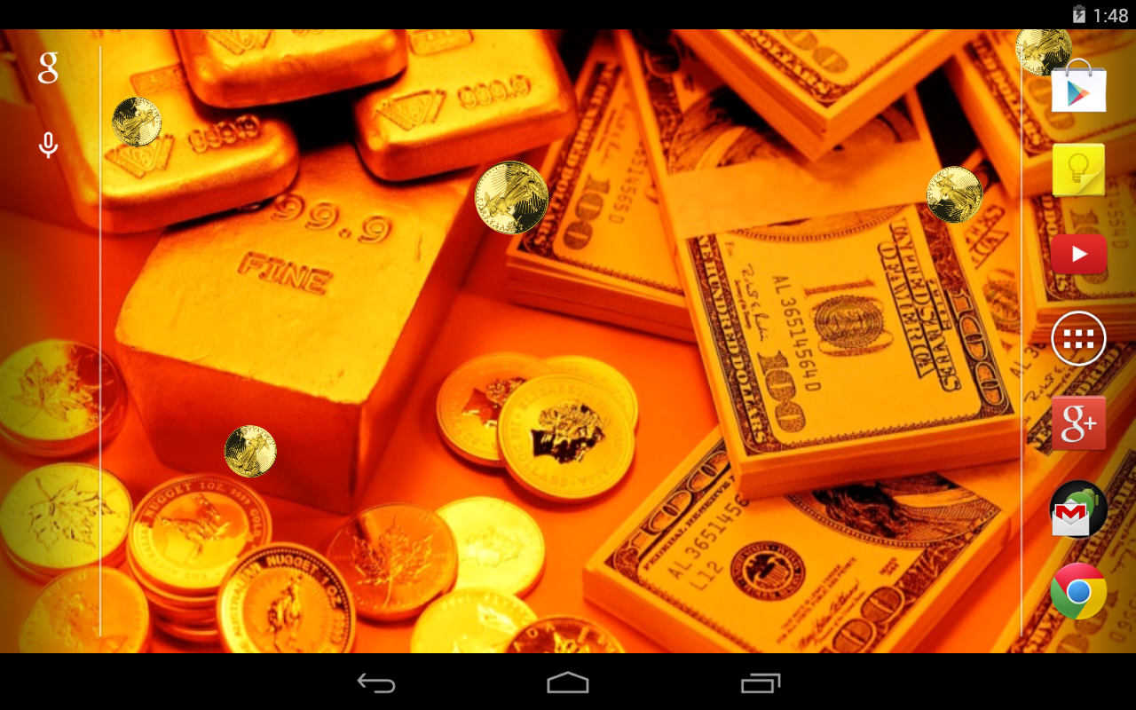 Gold Live Wallpaper Android Apps on Google Play