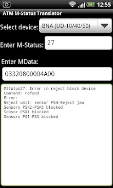 ATM M-Status Translator