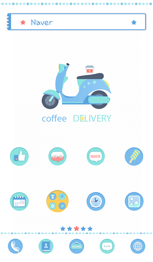 coffee delivery dodol theme