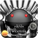 beautiful weather widget black
