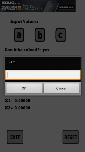 Quadratic Equation Solver