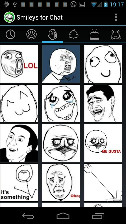 Smileys for Chat (memes,emoji) - screenshot